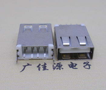 厦门USB AF立式 直插 加长款17.5MM 大电流3A插座