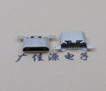 厦门MK USB B Type 沉板0.9母座后两脚SMT口不卷边
