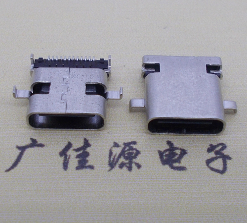 厦门卧式type-c24p母座沉板1.1mm前插后贴连接器