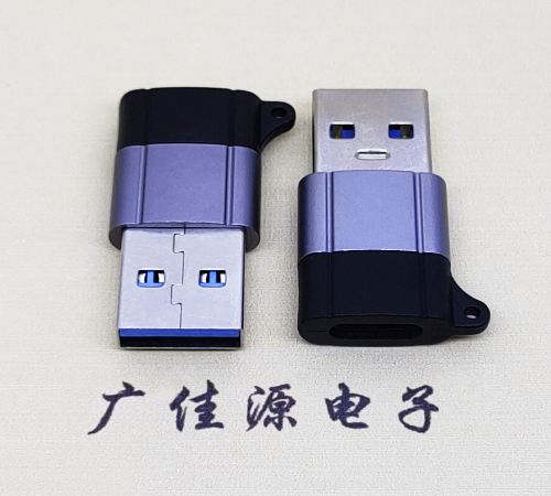 厦门USB3.0A公对Type-C母口双用数据转接头